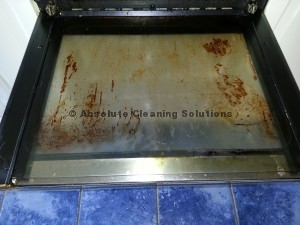 before cleaning an oven door in st albans