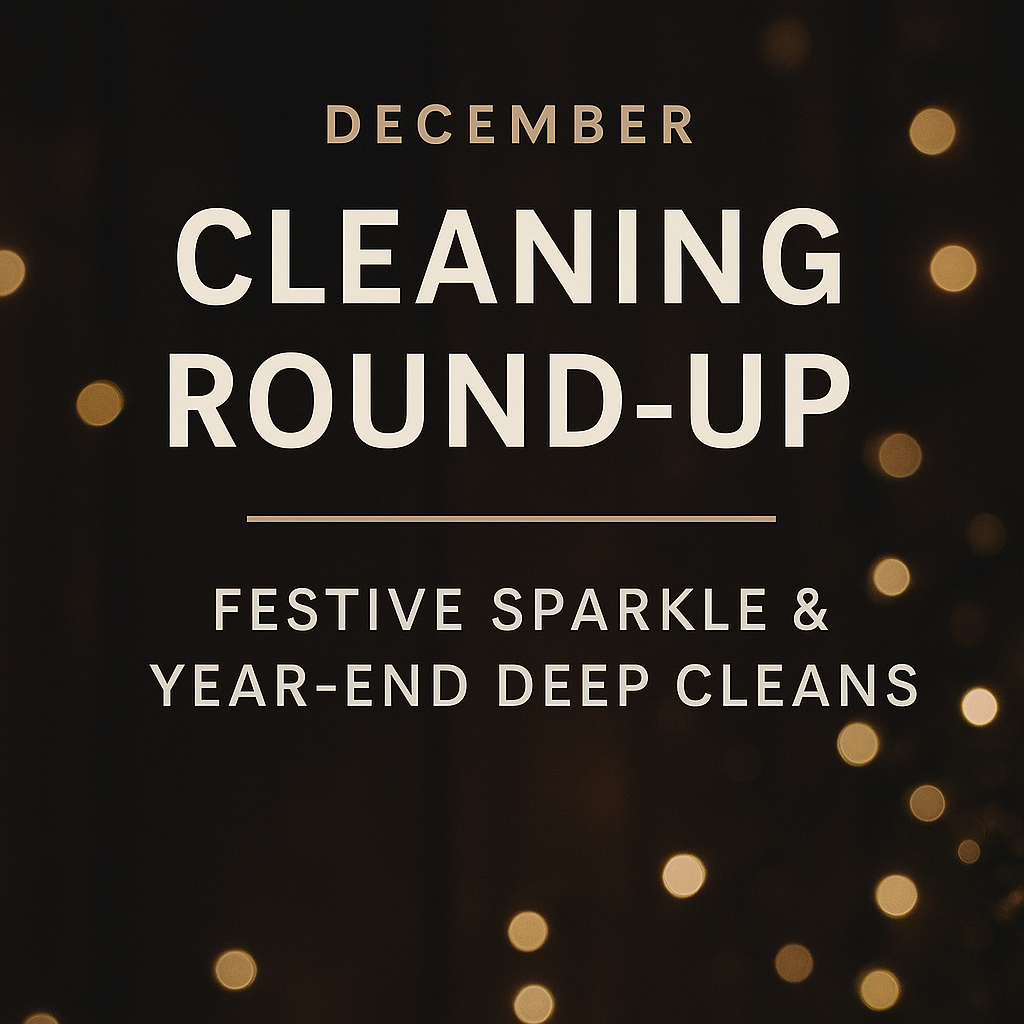 December Cleaning Round-Up – Festive Sparkle & Year-End Deep Cleans