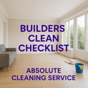 builders clean checklist