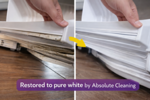 end of tenancy kitchen cleaning-fridge seal